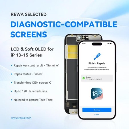 Display iPhone 13 Pro SOFT-OLED 120HZ Nero A+ Diagnostica