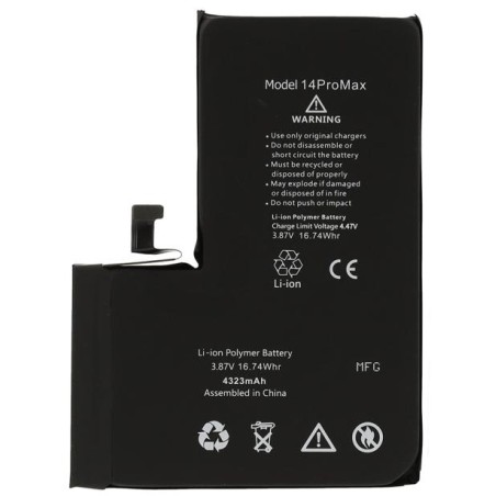 IP 14 Pro Max Batteria Diagnostica 4323 mAh Nero S+