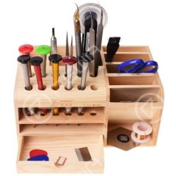 Scatola portautensili e cacciaviti multifunzione in legno
