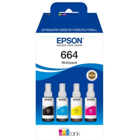 ECOTANK ORIGINALE T664 4-COLOUR MULTIPACK