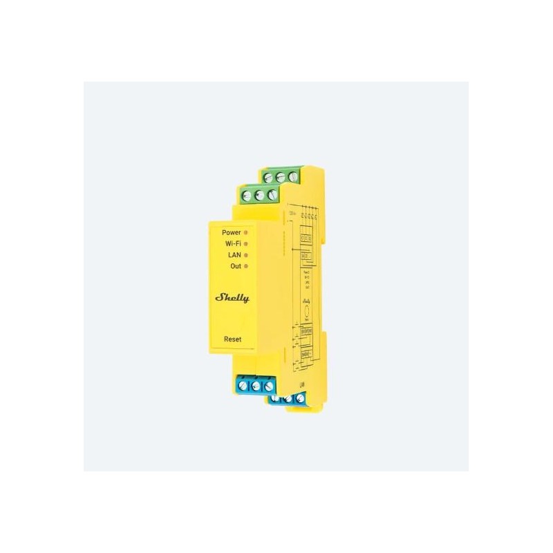 Shelly PRO RGBWW PM -  Controller Smart 5 canali (RGBWW) WIFi/BT/LAN Din Rail