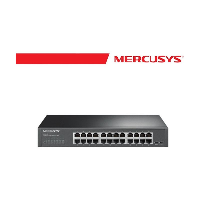 Mercusys 24-Port Gigabit Desktop/Rackmount Switch - MS124GS