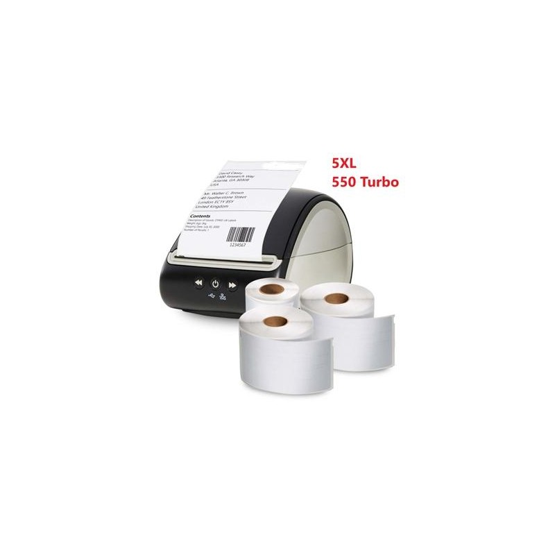 NFC White 25X25mm 850psc Com DYMO Labelwriter 550,5XLS1933083