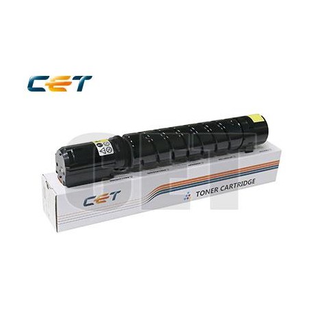 CET Yellow Canon C-EXV55 CPP Toner Cartridge-18K 2185C002AA