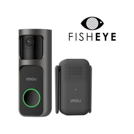 Kit Imou Videocampanello 3S a batteria 2.5K con lente FISHEYE + cicalin wireless