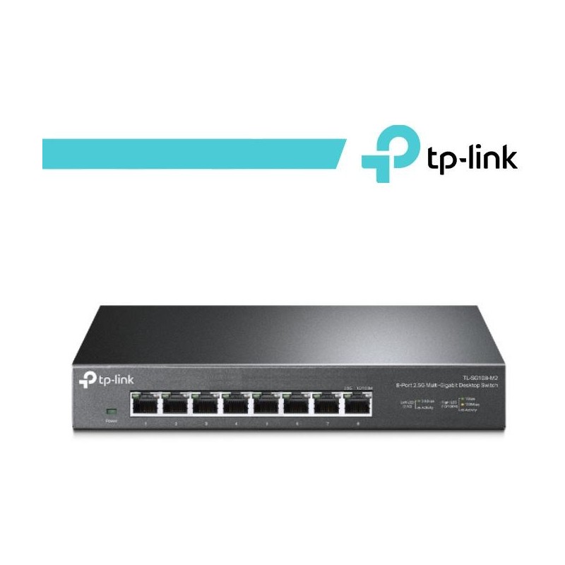 TP-Link Switch Desktop 8 Porte 2.5G - TL-SG108-M2