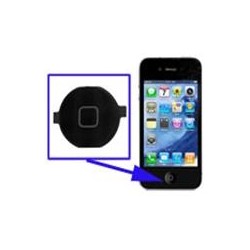 Pulsante Frontale Home per iPhone 4 Nero