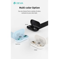 Auricolari EM406 wireless senza inserimento nell'orecchio OWS Lite1 Blu