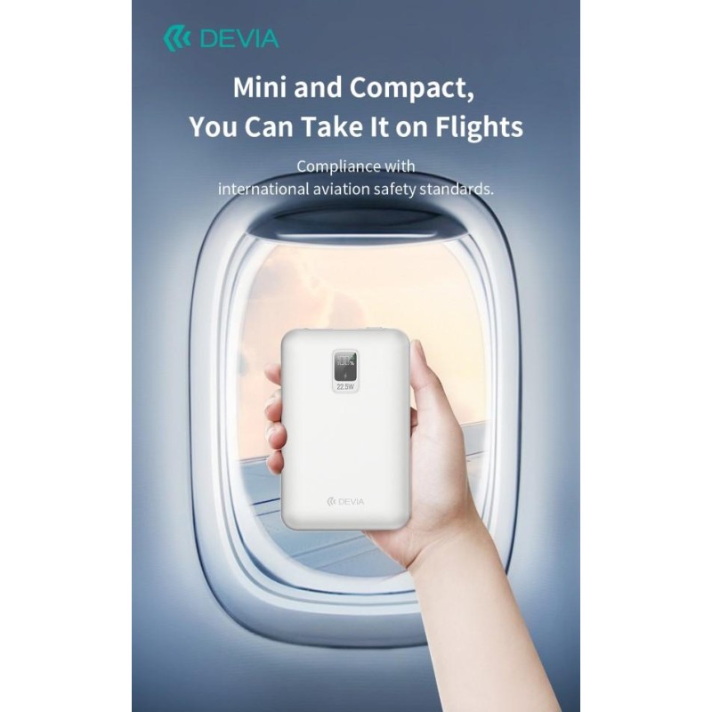 MINI Power Bank Ultra4 da 22,5 W Con 2 cavi integrati 20000 Silver