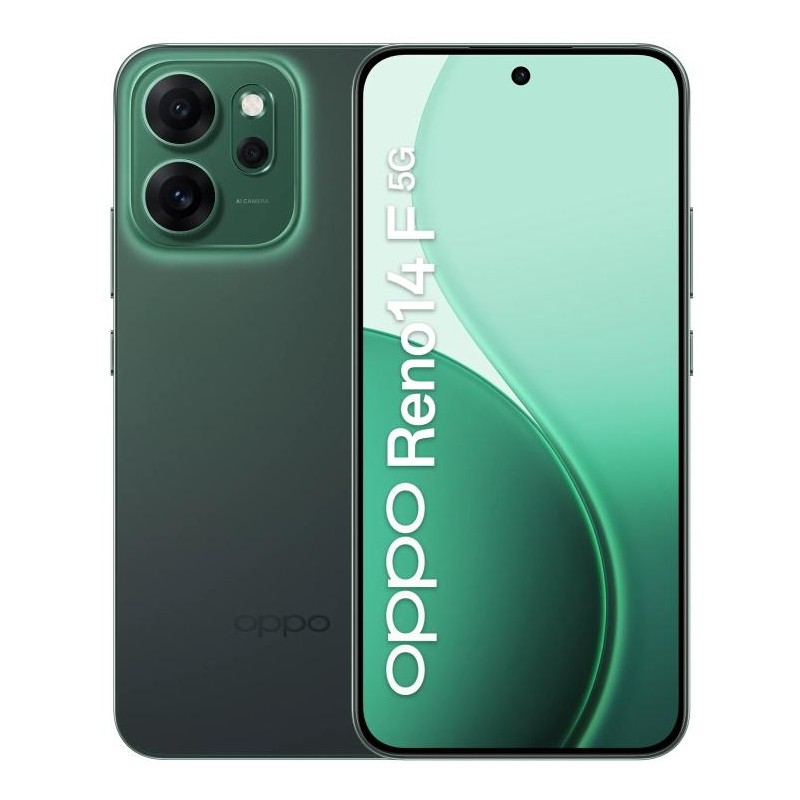 OPPO Reno 14F 5G 8/256GB Luminous Green Official Italia