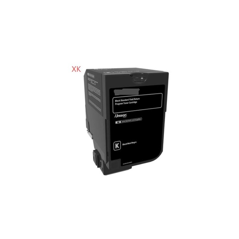 Black compatible para Lexmark CS632/CX635-20K