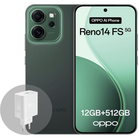 OPPO Reno 14 FS 5G 512GB Luminous Green-BRAND