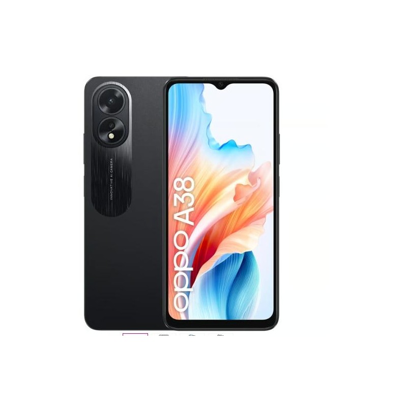 OPPO A38 Glowing Black ,4GB,128GB--BRAND