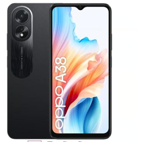 OPPO A38 Glowing Black ,4GB,128GB--BRAND