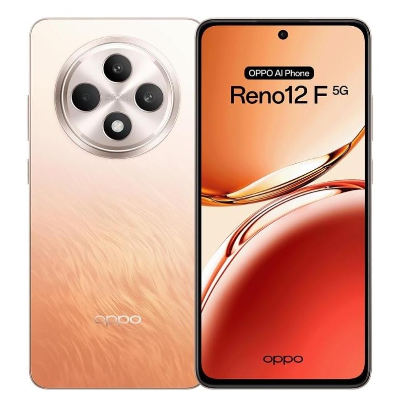 OPPO Reno 12F 5G Amber Orange ,8GB,256GB--BRAND