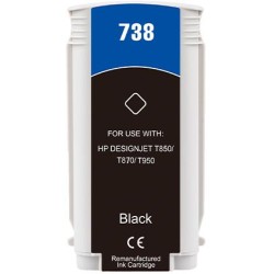 130ML Black Reman HP DesignJet T850,T870,XT870,XT950498N4A