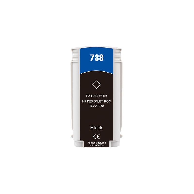 130ML Black Reman HP DesignJet T850,T870,XT870,XT950498N4A