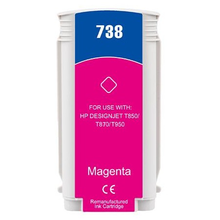 130ML Magenta Reman HP DesignJet T850,T870,XT870,XT950498N6A