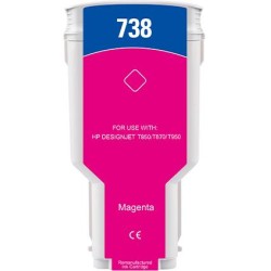300ML Magenta Reman HP DesignJet T850,T870,XT870,XT950676M7A