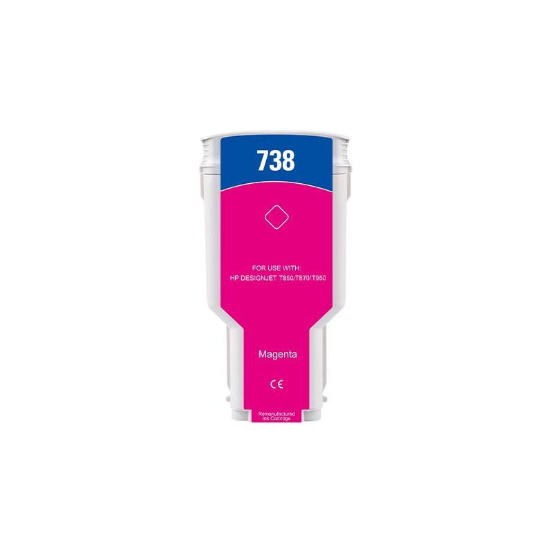 300ML Magenta Reman HP DesignJet T850,T870,XT870,XT950676M7A