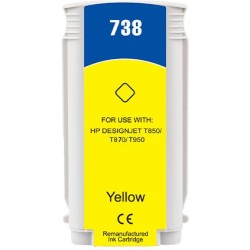 130ML Yellow Reman HP DesignJet T850,T870,XT870,XT950498N7A
