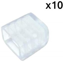 10x - Tappo finale per striscia LED a colore singolo