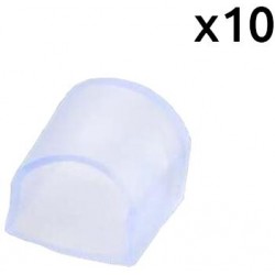 10x - Tappo finale per striscia LED a colore RGB