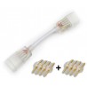 10x - 1 Connettore + 2 Pins per striscie colore RGB