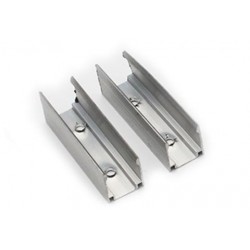 100x - Clip montaggio strisce LED 60mm - Colore RGB