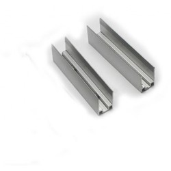 100x - Clip montaggio strisce LED 60mm Colore Singolo