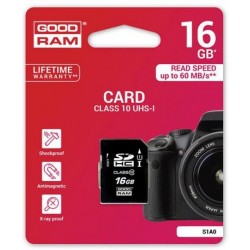 Scheda SD 16GB SDHC Goodram - blister retail