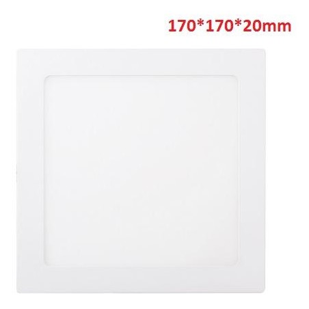 12W-850LM-4000K120º-170*170*20mm/155*155mm-AC90-265V