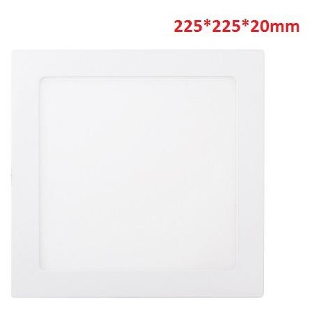 18W-1300LM-4000K120º-225*225*20mm/205*205mm-AC90-265V