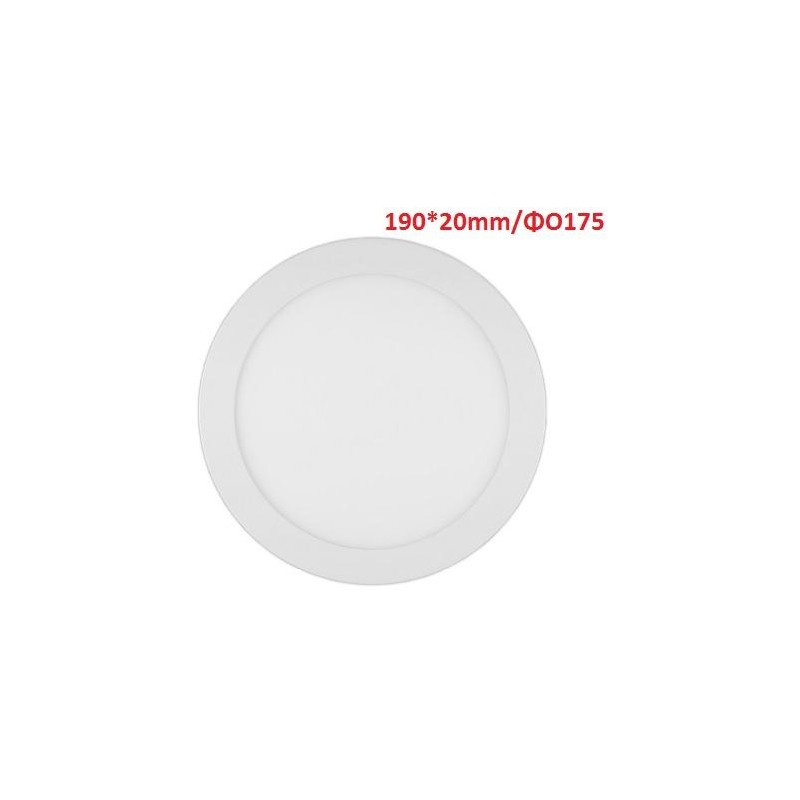 15W-1100LM-4000K120º-190*20mm/ΦO175-AC90-265V CRI70