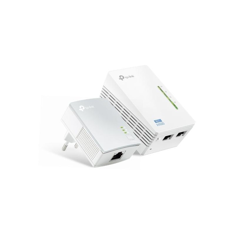 Kit 2 powerline WiFi 2.4 GHz AV600 2+1 porte LAN TL-WPA4220