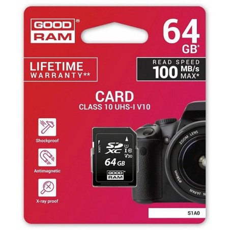 Scheda SD 64GB SDXC Goodram - blister retail