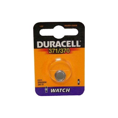 10 pile a bottone Duracell D371/370 1x 1,5volt - 10 blister