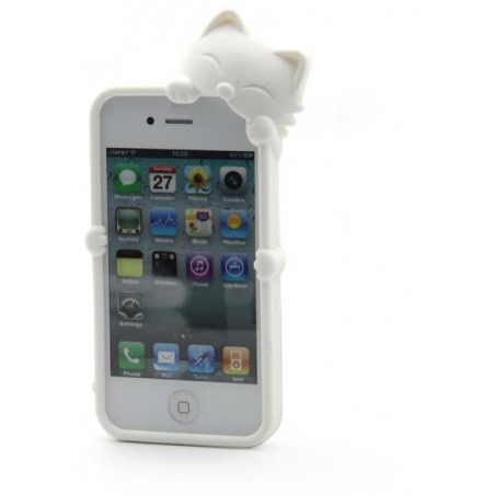 Bianca gato style silicone case for iphone 4/4s