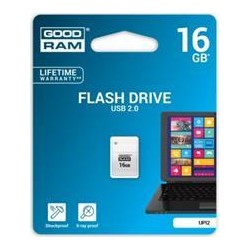 Pendrive Goodram UPI2 16GB USB MINI 2.0 whi - retail blister