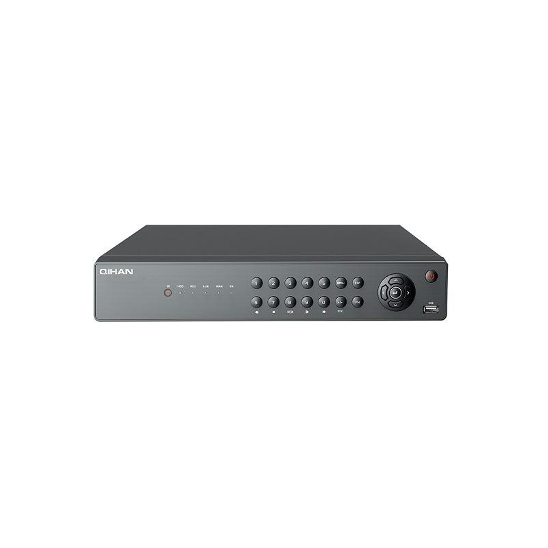 Dvr 4 Canali AHD 1080P, Hybrid, 2 Slot SATA a 8TB, ventola