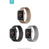 Cinturino per Apple Watch 4 serie 44mm Maglia Milano Silver