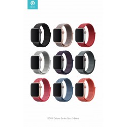 Cinturino per Apple Watch 4 serie 44mm Delux Sport 3 Blue