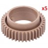 5xUpper Roller Gear 38T Aficio 1515,MP162,MP171B044-4170