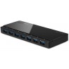 Hub 7 porte USB 3.0 fino a 5 Gbps alimentato 12V-2.5A UH700