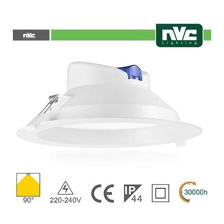 Downlight LED IP44 17W 4000K 1550LM 90º FORO:145-155mm