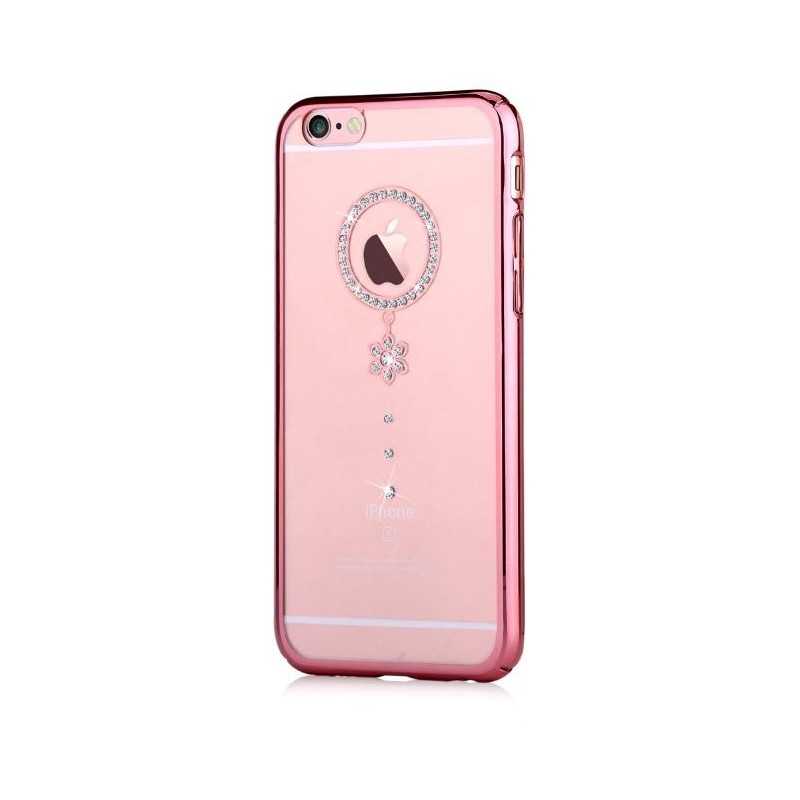 Custodia Swarovski per iPhone 6/6S Crystal Camelia Bianca RG