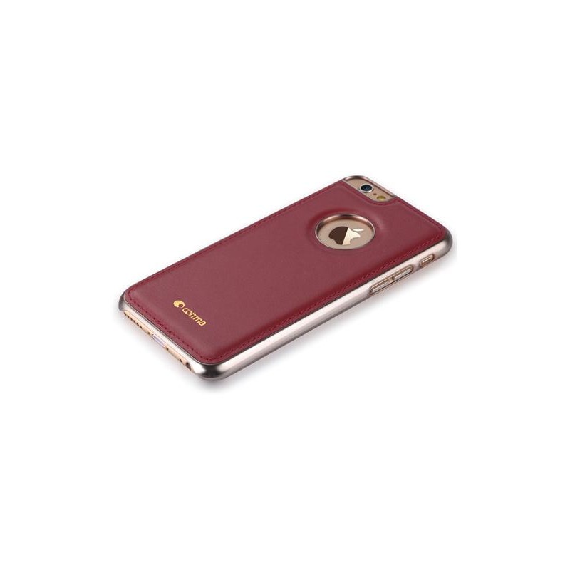 Custodia in Pelle Vista Logo per iPhone 6S/6 Plus Bordeaux