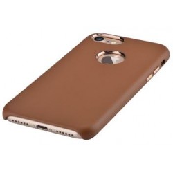 Cover Successor con Vista Logo per iPhone 7 Plus Marrone