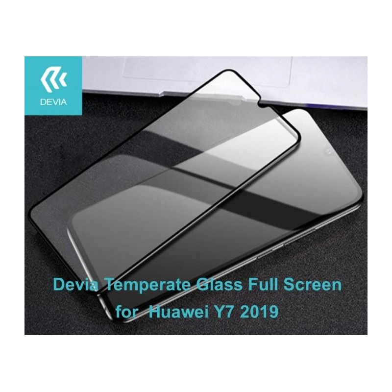 Pellicola vetro temperato Full Screen per Huawei Y7 2019 Ner