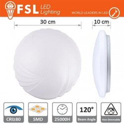 Plafoniera Motivo 18W - 6500K 1250LM 120º 300X100mm CRI80